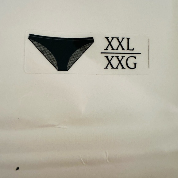 Victoria's Secret Black Tan  Panties XXL - Picture 2 of 3